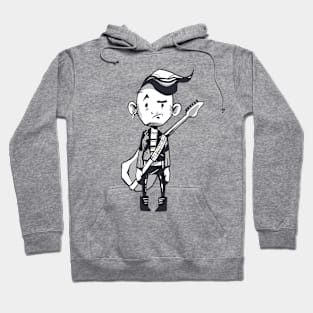 Character Holding Guitar Design Hoodie
